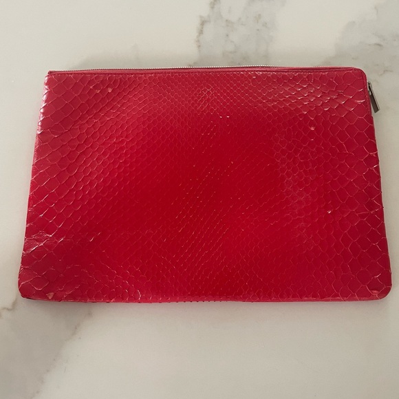 Celine Python Zippered Pouch - Picture 9 of 11